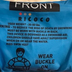 Kids Swim Vest - Blue